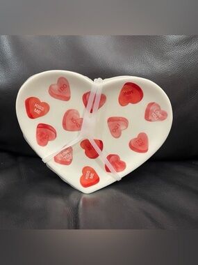 Heart Appetizer Plates (4) Maxcera Heart Appetizer Plates